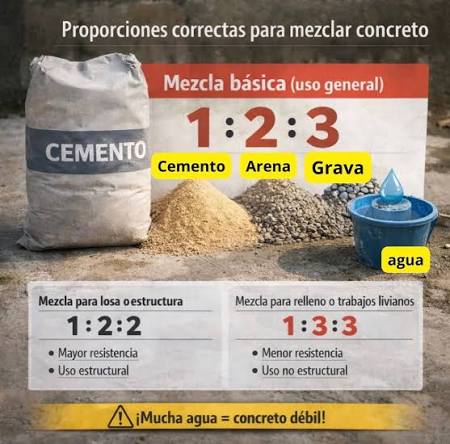 Mezcla Concreto